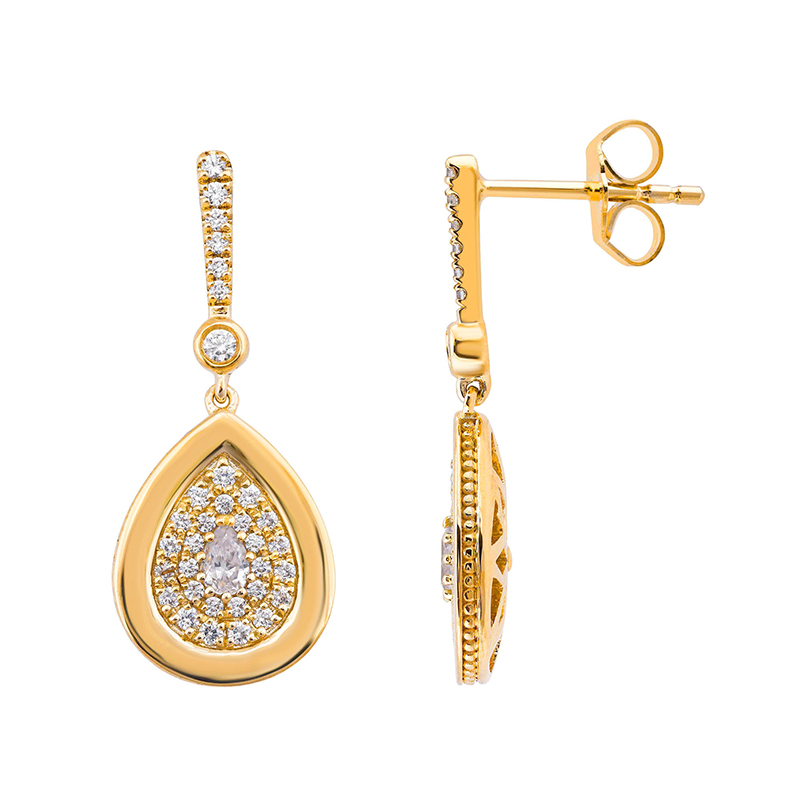 Gold Earrings - seaPearls