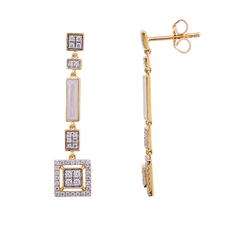 Gold Earrings - seaPearls