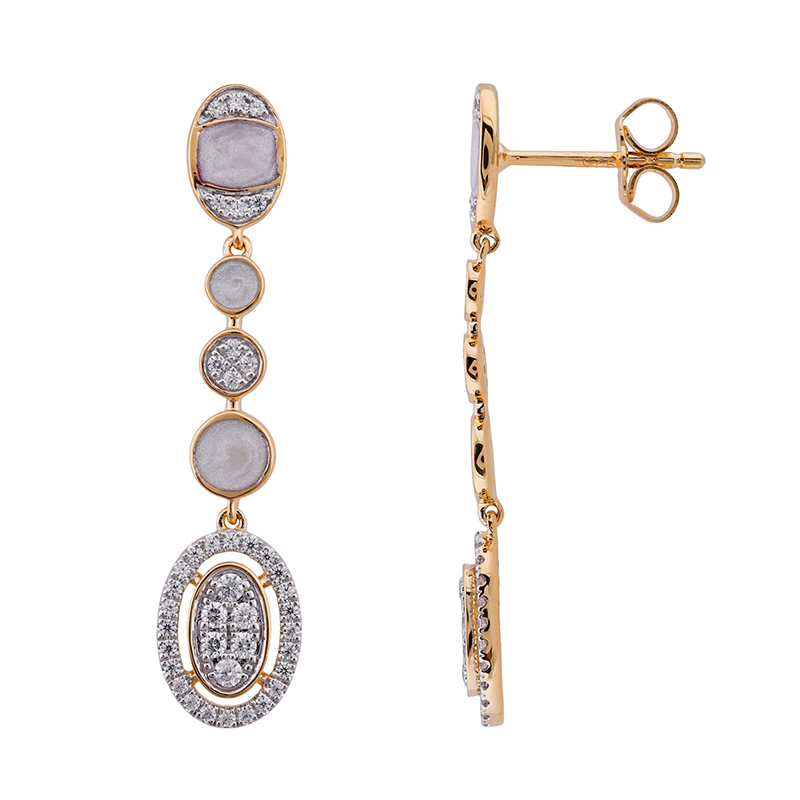 Gold Earrings - seaPearls