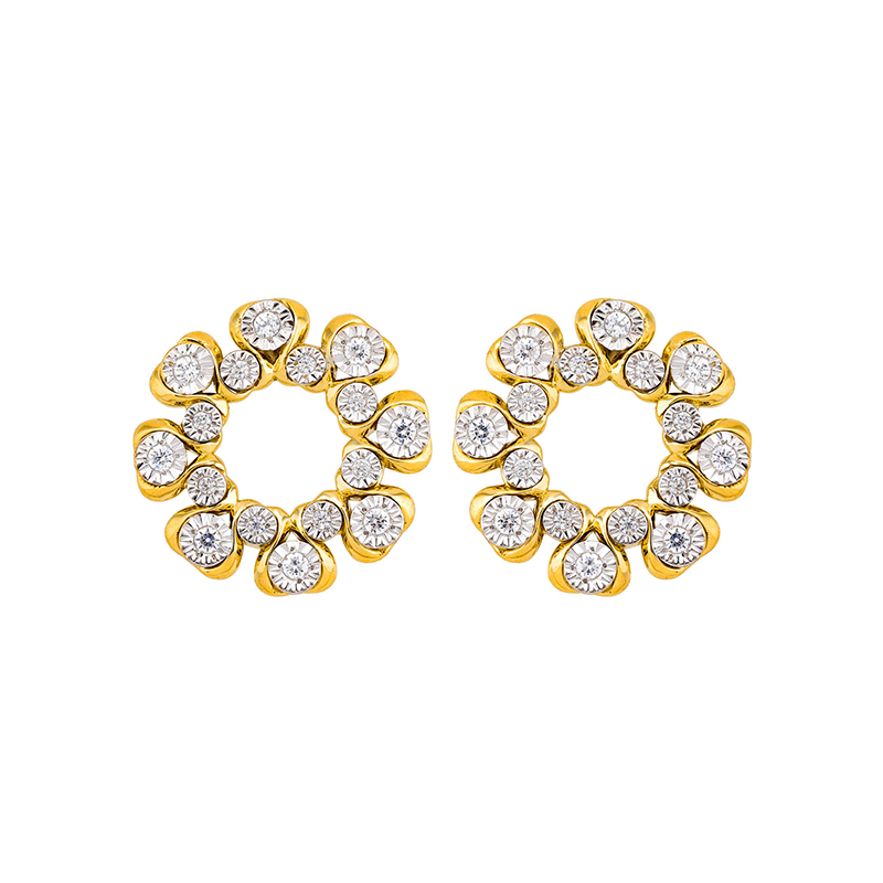 Gold Earrings - seaPearls